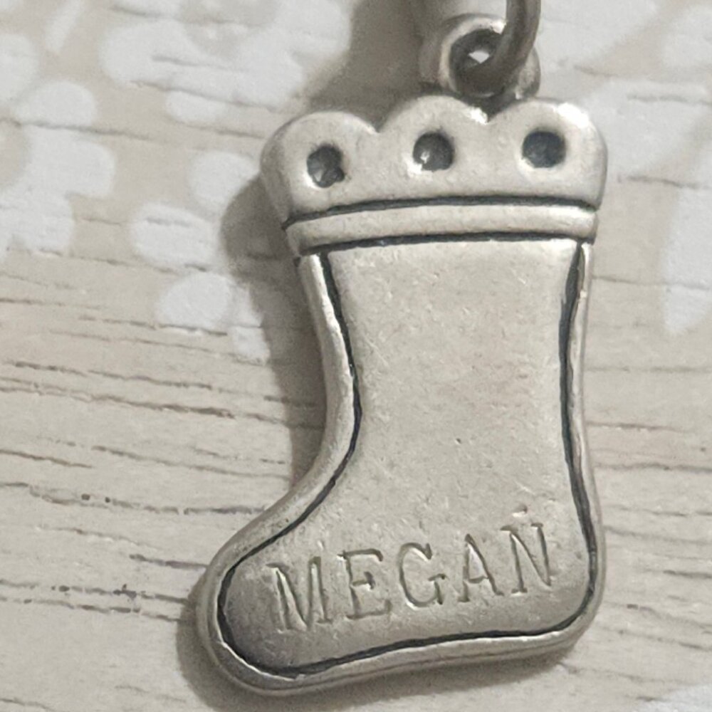 James Avery Sterling Silver Megan Christmas Stocking Charm